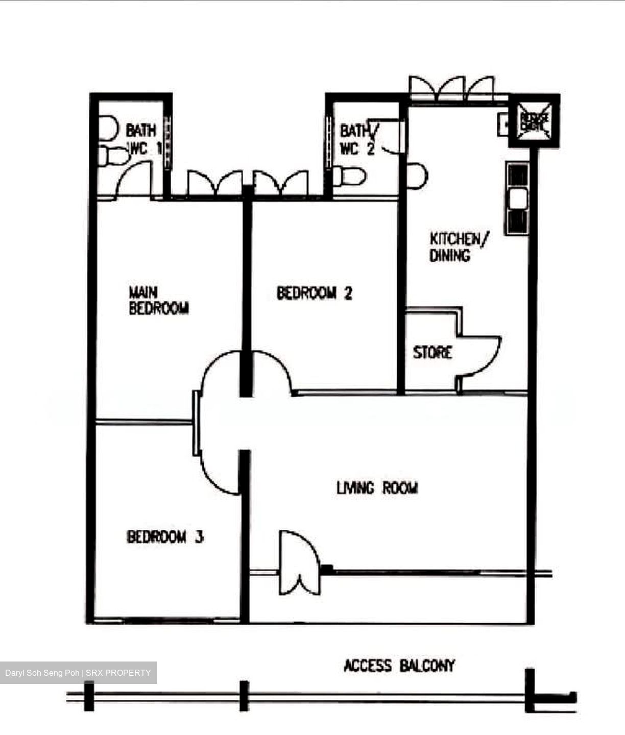 Blk 159 Bedok South Avenue 3 (Bedok), HDB 4 Rooms #603593761